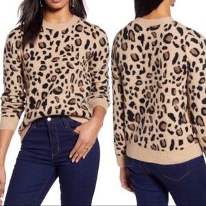 Cheetah Print Sweater